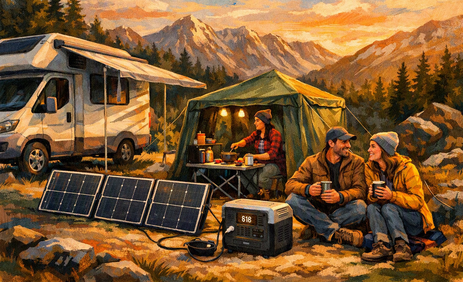 Mobile Solarkraftwerke – Warum sie für Camper heute einfach dazugehörenWarum wir mobile Solarkraftwerke nicht mehr missen möchten